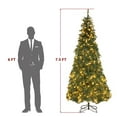 thumbnail image 5 of Glaxias 7.5ft Automatic Tree Structure PVC Material 600 Lights Warm Color 8 Modes 1200 Branches Christmas Tree Green, 5 of 7