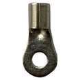 thumbnail image 3 of (100) High Temperature Non-Insulated Ring Connector 12-10 Gauge AWG #6 Stud Electrical Wire Terminal - USA, 3 of 5