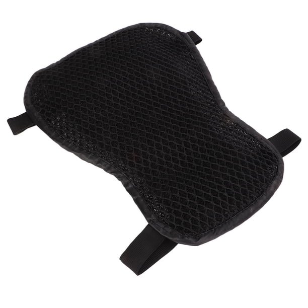 Cojín de asiento fresco para motocicleta, cojín de asiento de motocicleta de doble capa, cojín de asiento antideslizante, funda de asiento de motocicleta, diseño revolucionario
