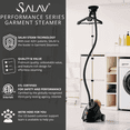 thumbnail image 6 of SALAV® 1500 Watts Adjustable Home Commercial Fabric Iron Garment Steamer, Black, 6 of 8