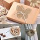 thumbnail image 4 of 30 PCS Flor de arpillera - Flor de arpillera - Cinta de pajarita de arpillera Decoraciones de bricolaje - Adecuado para bodas, fiestas, decoración de fotografías, 4 of 5