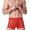 Red, variant on TIHLMK Men's ice silk print flat angle 3D fun hollowed out boxer underwear