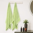 thumbnail image 4 of REGALWOVEN Cotton Bath Towels, 2 Pack Thick Soft Bathroom Towels Set Quick Drying Towels for Bathroom Green 28' x 56', 4 of 8