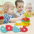 thumbnail image 3 of Juego de mesa educativo para niños, juego de cordones de madera, juguete de madera para ensartar frutas, cuentas, juguetes para atar cuerdas, música, 3 of 5