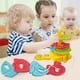 thumbnail image 3 of Xihbxyly Juego de Cordones de Madera, Juguete Educativo para Ensartar Frutas, Desarrollo de La Motricidad Fina, Juego Interactivo para El Crecimiento Cognitivo, Material Abs Seguro, 9 Accesorios Incl, 3 of 5