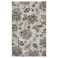 thumbnail image 5 of Floral Botanical Jacobean Area Rug or Runner, 4' x 6', Deep Royal, 5 of 6