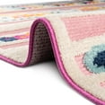 thumbnail image 6 of Rugs.com Aruba Outdoor Collection Rug – 5' 3 x 8' Pink Low-Pile Rug Perfect For Any Outdoor Space, Bedrooms, Dining Rooms, Living Rooms, 6 of 9