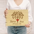 thumbnail image 2 of Darling Souvenir Personalized Engraved Laser Cut Wedding Guest Book Wooden Cover Sign-in Book Registry Guestbook Scrapbook-Y6, 2 of 7