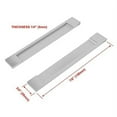 thumbnail image 3 of Sliding Door Handle for Kitchen Cabinet, Barn Door Self-Stick Door Handle, Pocket Door Handle for Sliding Closet Door, Pack of 2 Flat Handle Self-Adhesive No Screws Needed Door Handle - Silver, 3 of 3