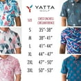 thumbnail image 3 of Yatta Golf Men Polo Shirt - Short Sleeve Golf Apparel for Standout Performance On and Off the Golf Course - Printed Golf Polos for Men Dry Fit for Sports and Casual Wear (Jungle Hibiscus) -XXL, 3 of 9