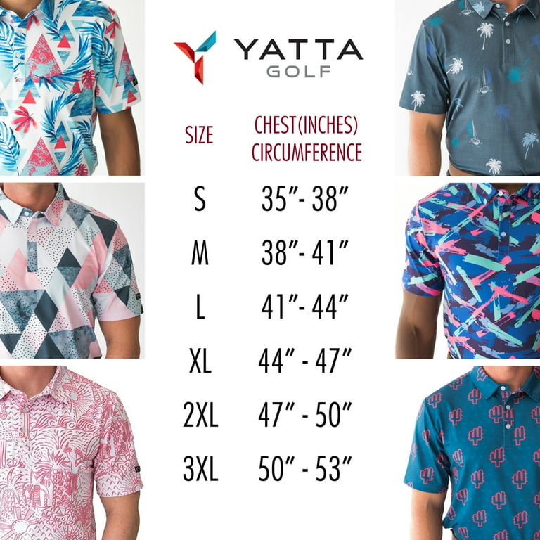 Printed golf clearance polos