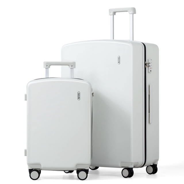 Juego de Veliz 3 Piezas para Hombre: Maleta de 20 Pulgadas con Ruedas Giratorias, Equipaje Rígido de PC con Candado TSA, Incluye Mochila de Viaje