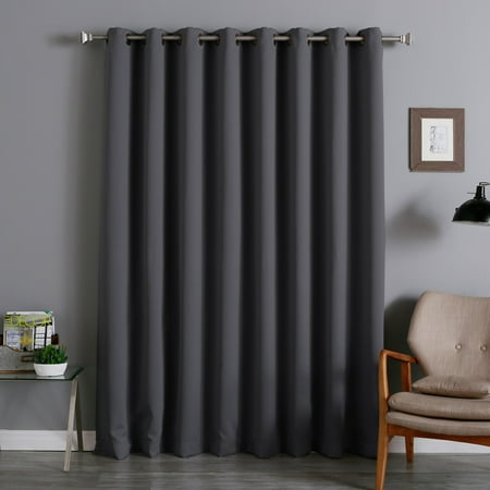 Best Home Fashion Wide Thermal Grommet Blackout (Best Sound Dampening Curtains)