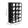 thumbnail image 2 of unbranded Soporte Acrílico Negro Para De Papel Con De Almacenamiento Para Escritorio Y Organización, 2 of 8