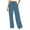 #_002Blue, variant on Womens Pants Straight Leg Cozy Drawstring Waist Dressy Pants Casual Baggy Trousers with Pockets Camel 2XL