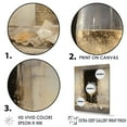 thumbnail image 3 of Designart "Legacy'S Lure Champagne And Glass II" Champagne Floater Framed Wall Art Living Room, 3 of 5