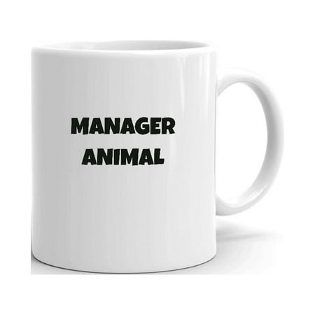 

Manager Animal Fun Style Ceramic Dishwasher And Microwave Safe Mug By Undefined Gifts