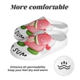 thumbnail image 6 of Disketp Watercolor Tropical Gnomes Women's Men's Slippers Plush Slip-On House Slipper for Winter Indoor Soft Cushion Non-slip Fluffy Slides Slippers-8, 6 of 7