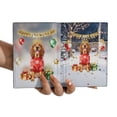thumbnail image 3 of Happy New Year 2026 Bloodhound Holiday Balloons Party Snow Travel Passport Wallet Dog Lover PU Leather Passport Holder Cover - 13018, 3 of 5