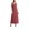 Red/Grey, variant on SUMONA Women Long Tank Tops Ankle Length Maxi Dress