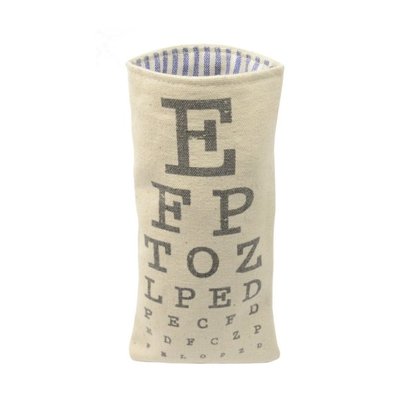Eye Doctor Chart Eyeglasses Pouch Glasses Holder Sunglasses Spectacles Soft Case