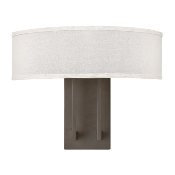 3202KZ Hinkley Lighting Hampton - 2 Light Wall Sconce in Transitional Style - 15 Inches Wide by 12 Inches High-Buckeye Bronze Finish