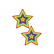 Pastease Velvet Rainbow Star Pasties