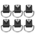 thumbnail image 5 of Yunxwd 6 piezas de anillos en D para kayak, anillo en D para kayak, material de acero inoxidable de plástico resistente a la corrosión, piezas de hebilla de navegación pequeñas y compactas, hebilla en, 5 of 5