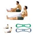 thumbnail image 4 of Cuerda de tracción para yoga y fitness de 8 caracteres, hermosa espalda, hombros abiertos, expansión de pecho, cinturón elástico auxiliar, cuerda de ejercicio portátil altamente elástica para, 4 of 5