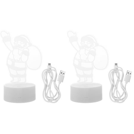 

NUOLUX Night Light Kids Christmas Decorative Lamp Light 3D Decoration Room Child Supplies Toy Novelty Control Remote Children