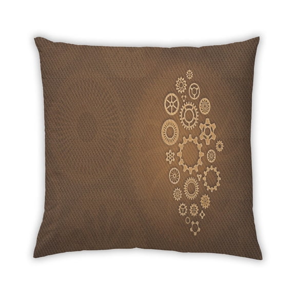 Ahgly Company Outdoor Square Contemporary Throw Pillow, 18 inch by 18 inch