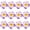 Purple, variant on 12 count Women Girls 2.36" Hawaiian Hawaii Bohemia Style Plumeria Flower Hair Clips Decoration Hair Barrette Hairpin For Bridal Wedding Party Beach Holiday (Yellow)