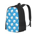 thumbnail image 1 of Balery Cute Polar Bear Mochila para hombre y mujer - Tela Oxford 600D resistente - Gran capacidad, resistente al agua, ideal para la escuela, viajes y senderismo, 1 of 6
