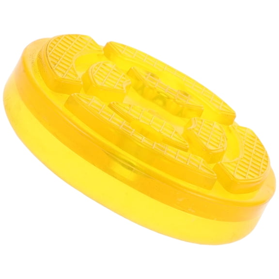 Raindrops Jack Lift Pad 1Pcs Universal Floor Jack Disk Pad Yellow Rubber 12.0x12.0x1.0in