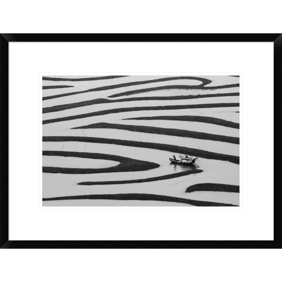 Global Gallery Youdu,Tian 'The Beauty Of Simple Life' Framed Wall Art