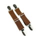 thumbnail image 4 of Zapatillas de deporte con correas elásticas, antideslizantes, extraíbles, anchas y ajustables para hombre y mujer Marrón, 4 of 8