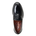 thumbnail image 5 of Base London Mens Sid Leather Penny Loafers, 5 of 5