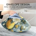 thumbnail image 4 of Yayeee Pillowcase Set of 2 Queen Size Wrinkle Resistant Pillow Case Soft Envelop Closure Lemon Pattern Cover Bedroom Decor, 4 of 7