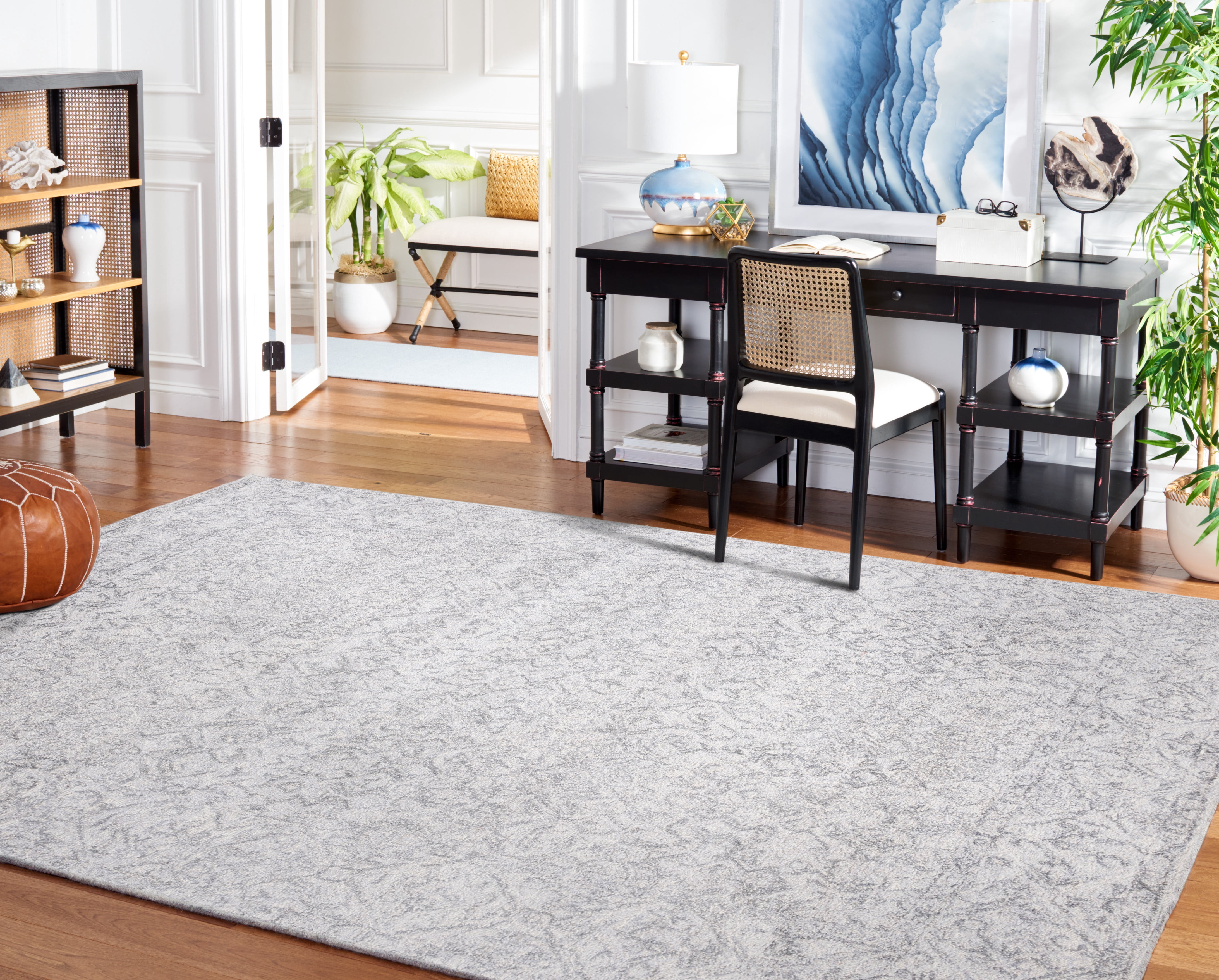 SAFAVIEH Marquee Lalit Diamond Area Rug, Grey, 8' x 10'