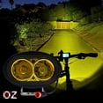 thumbnail image 3 of OZ-USA E-bike High Output LED Headlight Neon Yellow Compatible with Vamoose Mammoth Rad Power Bikes RadMini RadRover RadExpand RadRunner, 3 of 5