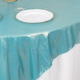 thumbnail image 5 of BalsaCircle 72x72 in Turquoise Glitter Sequin Dots Polyester Square Table Overlay Wedding Party Events Decorations, 5 of 8
