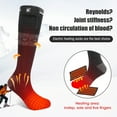 thumbnail image 4 of Savior Hot Sale Winter Warm Motorcycling Skiing Hunting Fishing Rechargeable Battery Heated Socks for Women Men, 4 of 17