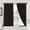 Black, variant on 100% Blackout Curtains Linen Textured Blackout Curtains for Bedroom Full Light Blocking Thermal Insulated Curtain Panels 84 Inches Long Energy Saving with White Liner, 2 Panels, Ivory