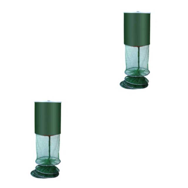 Naiovety Red de pesca hecha fácil redes de secado rápido para pesca en estanque conveniente red de estanque duradera 2m25m4m red de pesca Ejercito verde 33*250 cm, 1 2piezas