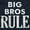 Navy, variant on Big Brothers Rule Oldest Bro Funny Youth T Shirt Tee Boys Infant Toddler Brisco Brands 12M