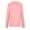 Pink, variant on Enjoytime Long Sleeve Shirts for Women Pullover Tops Crewneck Solid Color Long Sleeve Shirts Fall Winter Women Clothing