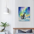thumbnail image 4 of ONETECH Art Painting Penguin, Art Animal, Painting  Home Wall Decor Gift 12x16 in, 4 of 5