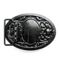 thumbnail image 4 of Antique Vintage Arabesque Turquoise Western Cowboy Belt Buckle Pattern, 4 of 4