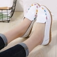 thumbnail image 2 of Summer Savings Clearance! 2023 TUOBARR Flats Shoes for Womens,Round Head Casual Flat Shoes Loafers Soft Bottom Casual Single Peas Shoes White, 2 of 5