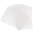 thumbnail image 1 of Luzkey 10x10 Pieces Clear Shrink Film Sheets Shrinkable Paper for Crafts Rough Polish, 1 of 8